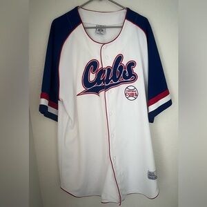 Chicago Cubs White and Blue Jersey